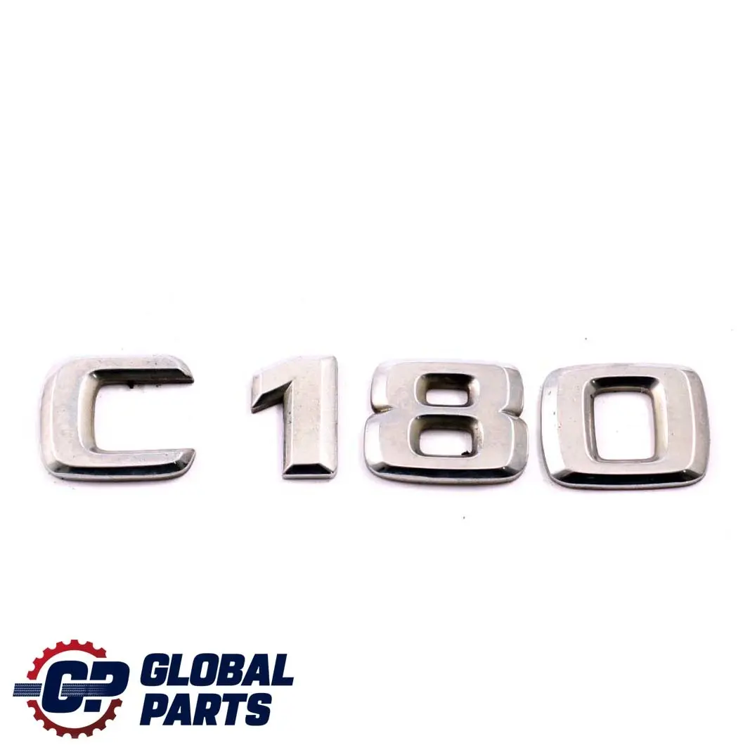 Benz Classe C W203 Stemma Posteriore Scritta Logo C180 per Mercedes con numero di parte A2028171215 Mercedes Benz Classe C W203 Stemma Posteriore Scritta Logo C180 - SKU A2028171215 - Numero di parte A2028171215