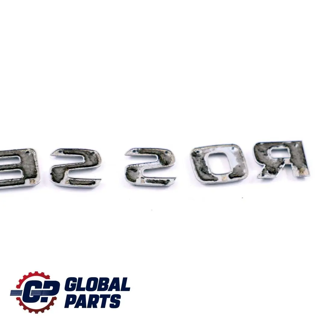 Clase C W203 Maletero Trasero Puerta Trasera Emblema Bota Kompressor para Mercedes con número de pieza A2028172215 Mercedes Clase C W203 Maletero Trasero Puerta Trasera Emblema Bota Kompressor - SKU A2028172215 - Número de pieza A2028172215