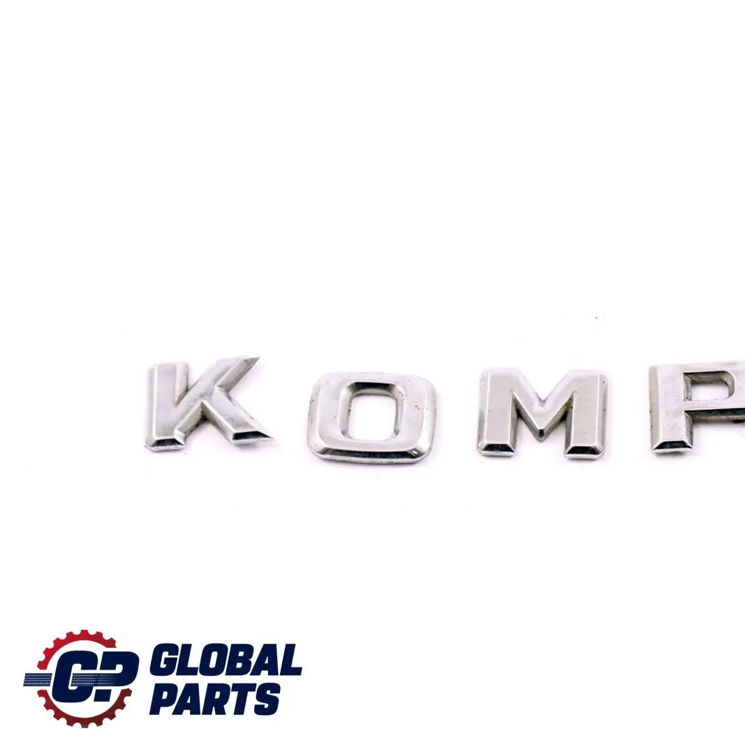 Clase C W203 Maletero Trasero Puerta Trasera Emblema Bota Kompressor para Mercedes con número de pieza A2028172215 Mercedes Clase C W203 Maletero Trasero Puerta Trasera Emblema Bota Kompressor - SKU A2028172215 - Número de pieza A2028172215