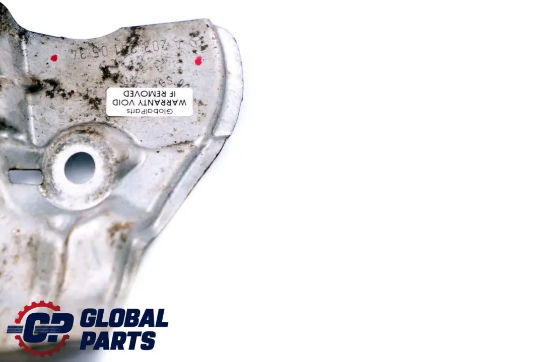 Right O/S Screening Plate to Mercedes C E W203 W211 Petrol Engine with Part number A2032410534 Mercedes C E W203 W211 Petrol Engine Right O/S Screening Plate - SKU A2032410534 - Part number A2032410534