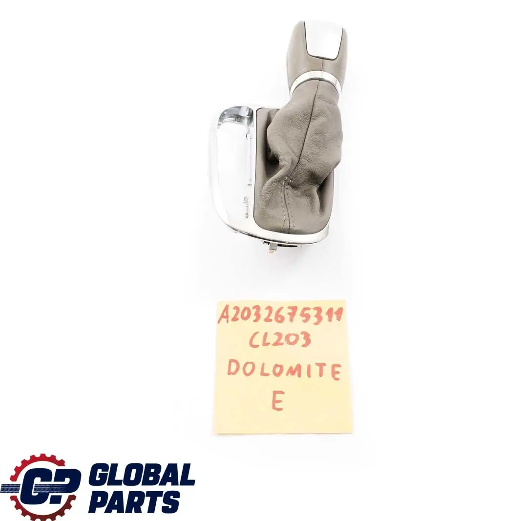  Mercedes-Benz CL203 Gear Shift Selector Cover Knob Lever Dolomite - SKU A2032675311 - Part number A2032675311