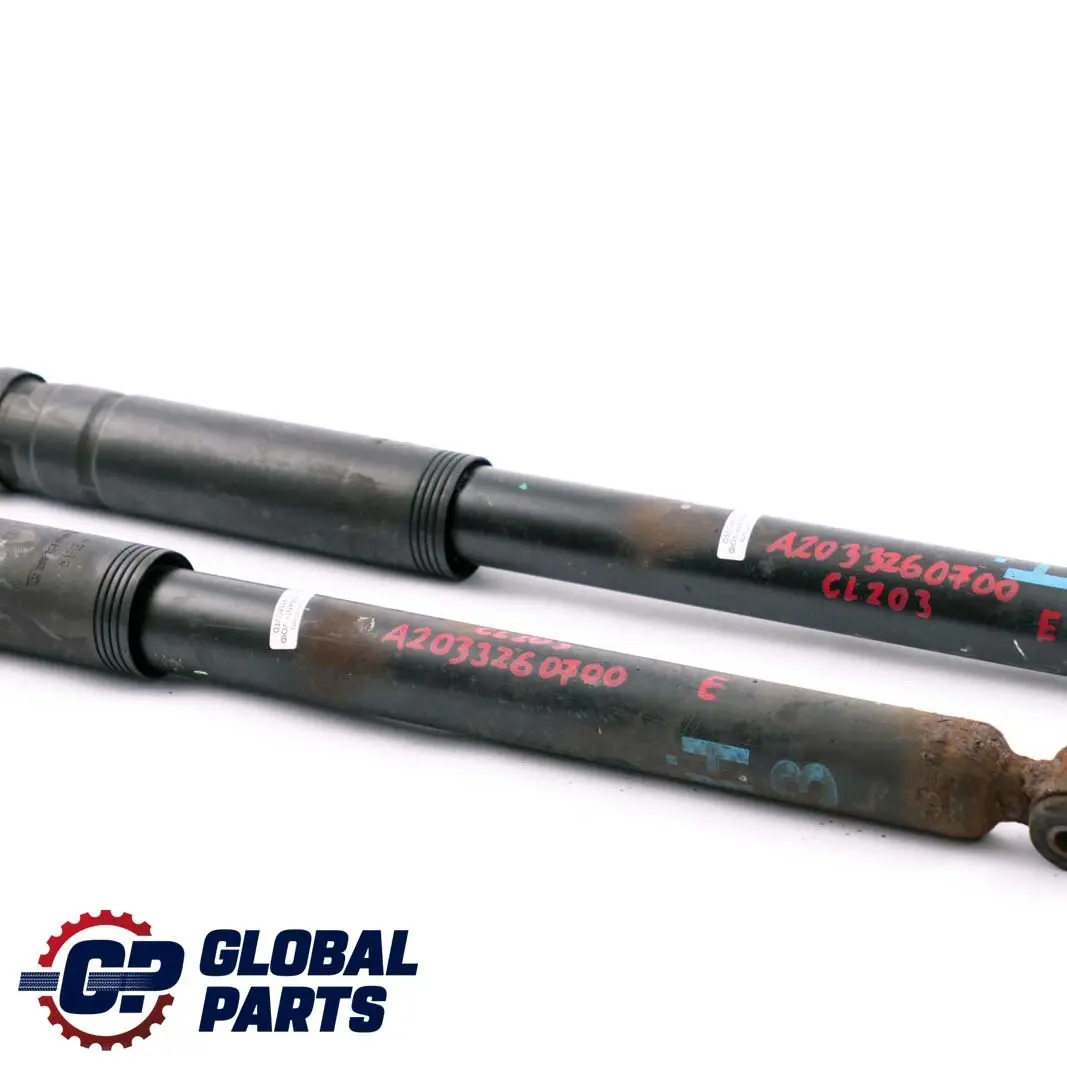 Mercedes-Benz CLC-Class CL203 Rear Shock Absorber Spring Strut Set H3 to with Part number A2033260700 Mercedes-Benz CLC-Class CL203 Rear Shock Absorber Spring Strut Set H3 - SKU A2033260700 - Part number A2033260700