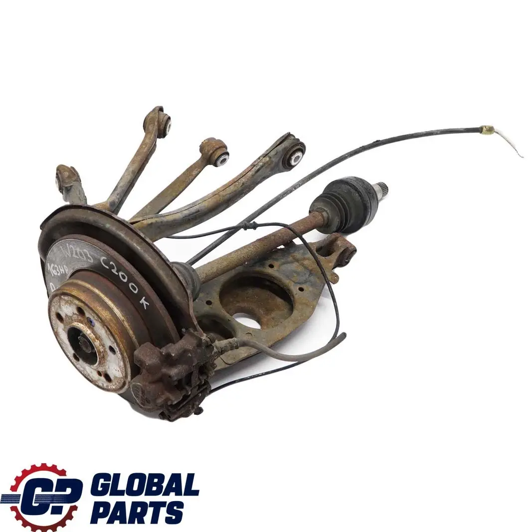  Mercedes-Benz C W203 C 200 K Schwenklager Radnabe Radträger Hinten Links - SKU A2033503908-3 - Teilenummer A2033503908