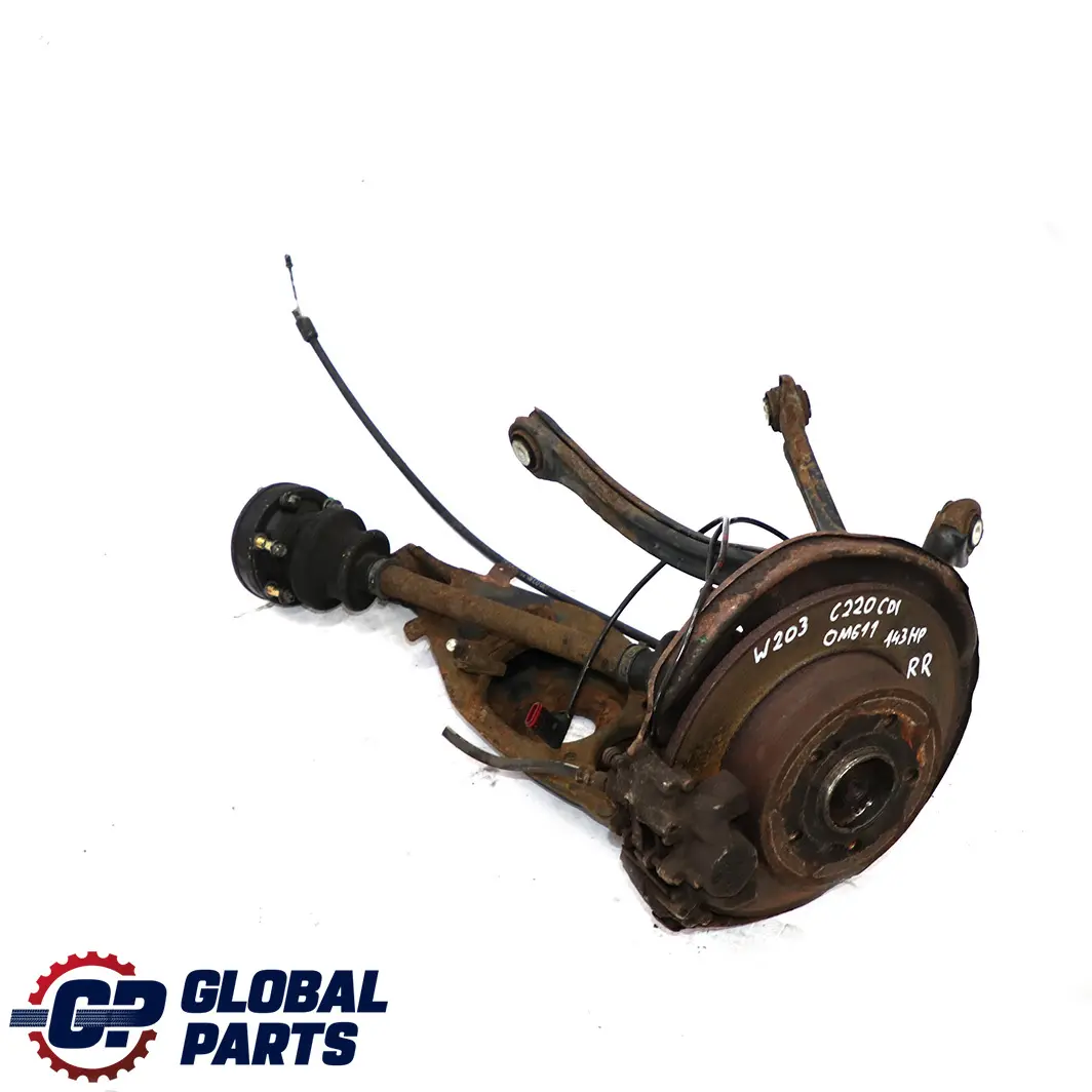  Mercedes-Benz W203 C 220 CDI OM611 Schwenklager Bremssattel Hinten Rechts - SKU A2033504008 - Teilenummer A2033504008