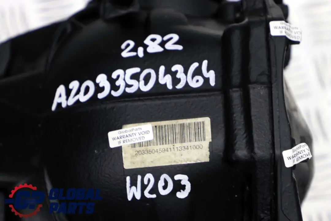 Differential Diff 2,82 Ratio WARRANTY to Mercedes C CLC CLK W203 CL203 C209 Rear with Part number A2033504364 Mercedes C CLC CLK W203 CL203 C209 Rear Differential Diff 2,82 Ratio WARRANTY - SKU A2033504364 - Part number A2033504364