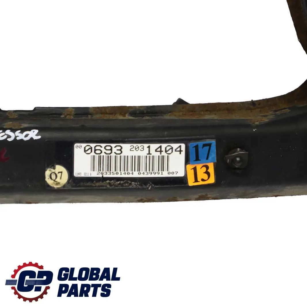 Axle Cradle Subframe Carrier to Mercedes W203 Rear with Part number A2033504908 Mercedes W203 Rear Axle Cradle Subframe Carrier - SKU A2033504908 - Part number A2033504908