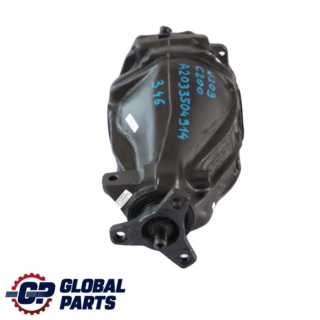 Mercedes-Benz W203 W210 Rear Differential Diff 3,46 Ratio WARRANTY to with Part number A2033504914 Mercedes-Benz W203 W210 Rear Differential Diff 3,46 Ratio WARRANTY - SKU A2033504914 - Part number A2033504914