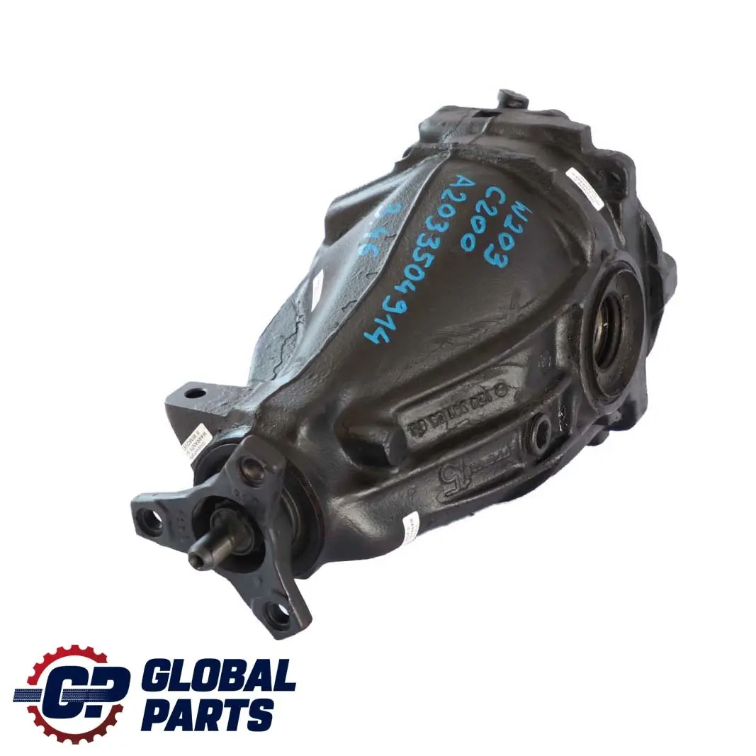  Mercedes-Benz W203 W210 Rear Differential Diff 3,46 Ratio WARRANTY - SKU A2033504914 - Part number A2033504914