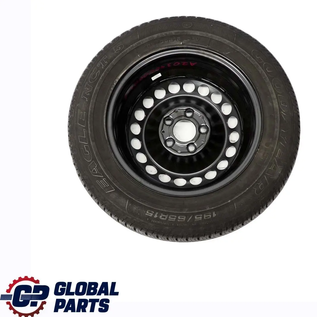  Mercedes-Benz W203 Stahl Felge 15" Notrad Reserverad Reifen 195/65 - SKU A2034000002-2 - Teilenummer A2034000002