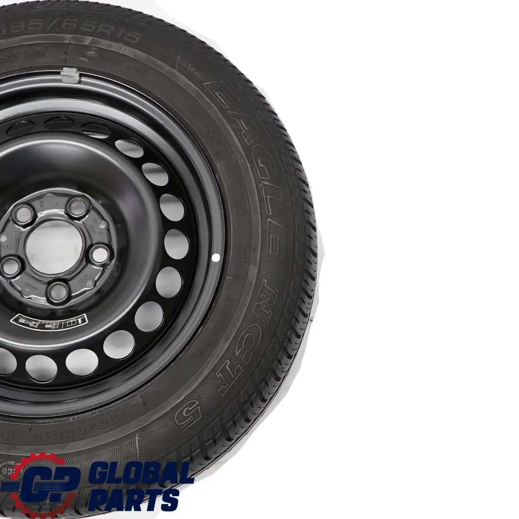 Mercedes C-Class W203 S203 Spare Wheel 15" 6J ET:31 Black - SKU A2034000002-2 - Part number A2034000002