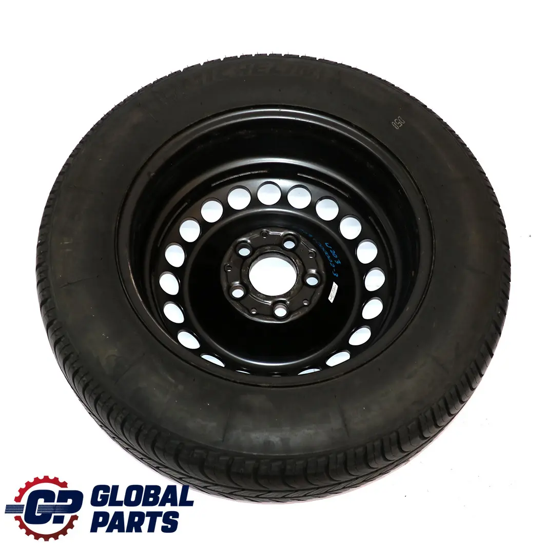  Mercedes-Benz W203 Stahl Felge 15" Notrad Reserverad Reifen 195/65 - SKU A2034000002-3 - Teilenummer A2034000002
