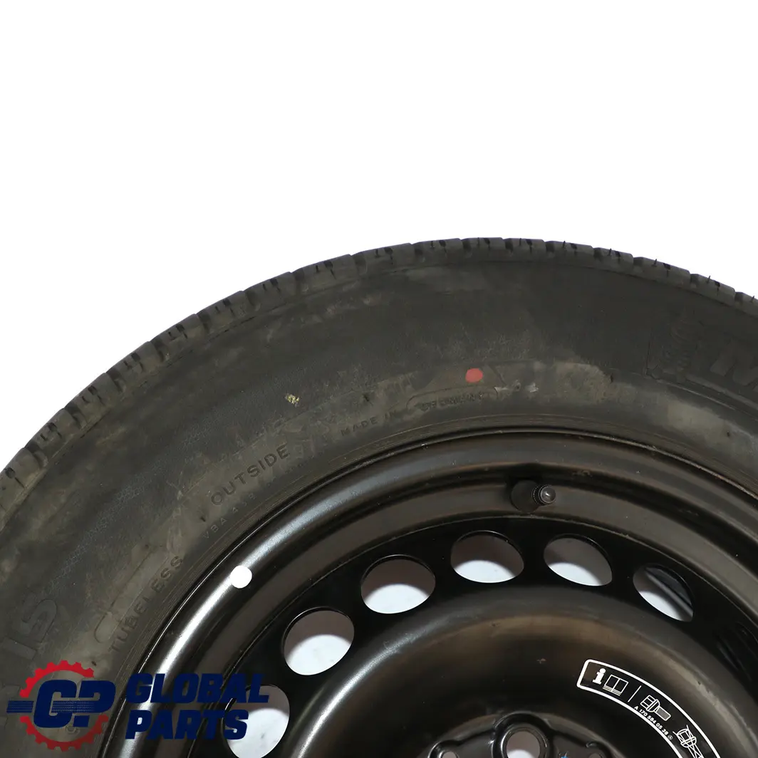  Mercedes-Benz W203 Stahl Felge 15" Notrad Reserverad Reifen 195/65 - SKU A2034000002-3 - Teilenummer A2034000002