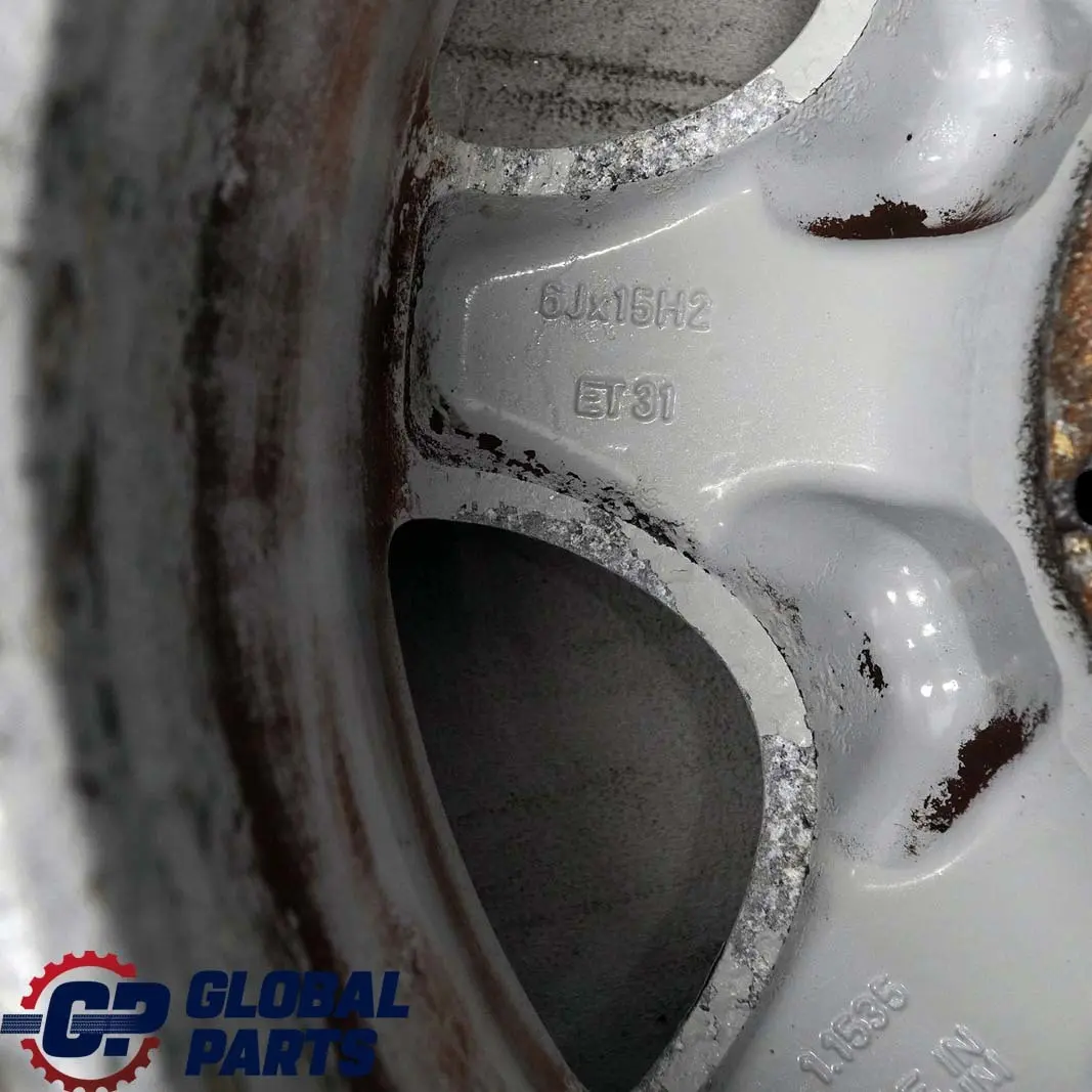 Mercedes-Benz C-Class W203 Silver Alloy Wheel Rim 15" ET:31 6J to with Part number A2034010102 Mercedes-Benz C-Class W203 Silver Alloy Wheel Rim 15" ET:31 6J - SKU A2034010102-1 - Part number A2034010102