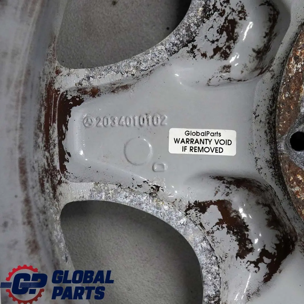 Mercedes-Benz C-Klasse W203 Silber Alufelge Alu Felge 15" ET:31 6J für mit Teilenummer A2034010102 Mercedes-Benz C-Klasse W203 Silber Alufelge Alu Felge 15" ET:31 6J - SKU A2034010102-1 - Teilenummer A2034010102