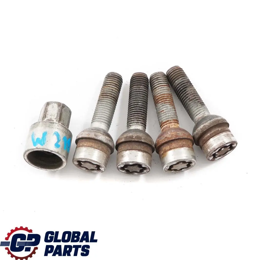 Bolts Front Rear Set to Mercedes W168 W210 Wheel with Part number A2034010270 Mercedes W168 W210 Wheel Bolts Front Rear Set - SKU A2034010270 - Part number A2034010270
