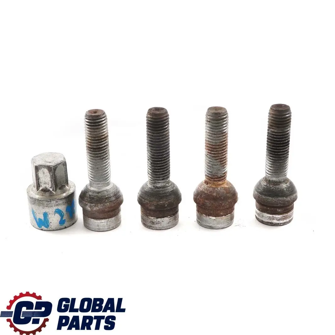 Bolts Front Rear Set to Mercedes W168 W210 Wheel with Part number A2034010270 Mercedes W168 W210 Wheel Bolts Front Rear Set - SKU A2034010270 - Part number A2034010270