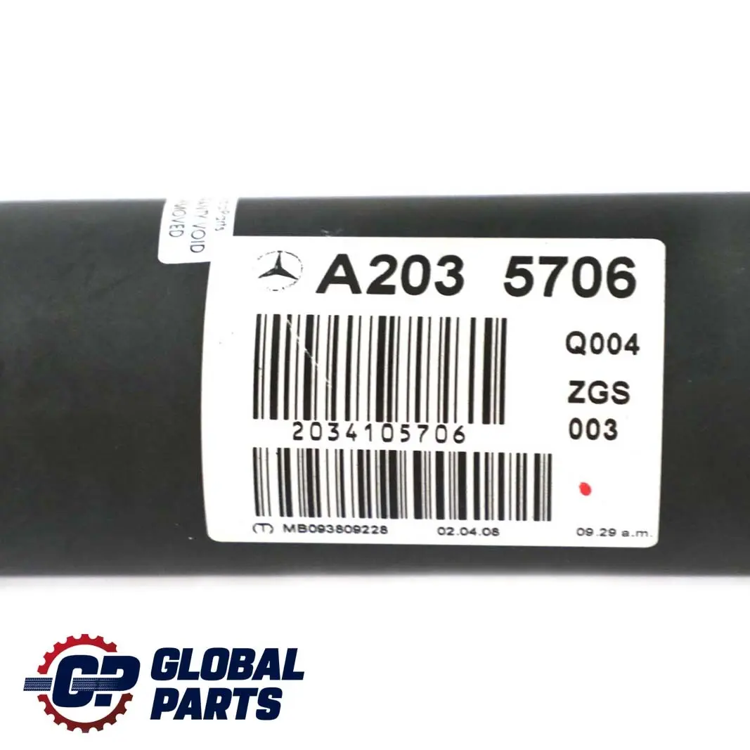 Arbre De Transmission Automatique Mercedes W203 C209 Kompressor Drive - SKU A2034105706 - Numéro de pièce A2034105706