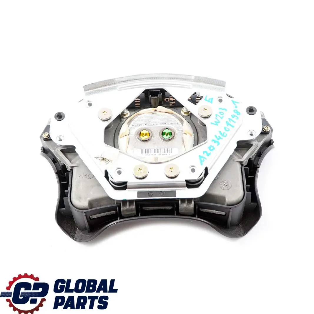 Mercedes-Benz Classe C W203 Volante Airbag Air Bag Nero per con numero di parte A2034601198 Mercedes-Benz Classe C W203 Volante Airbag Air Bag Nero - SKU A2034601198-1 - Numero di parte A2034601198