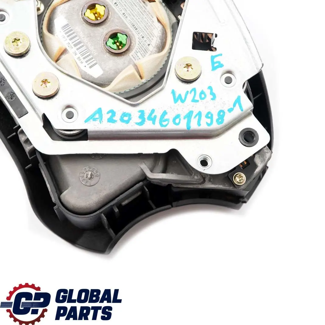  Mercedes-Benz Classe C W203 Volant Airbag Noir - SKU A2034601198-1 - Numéro de pièce A2034601198