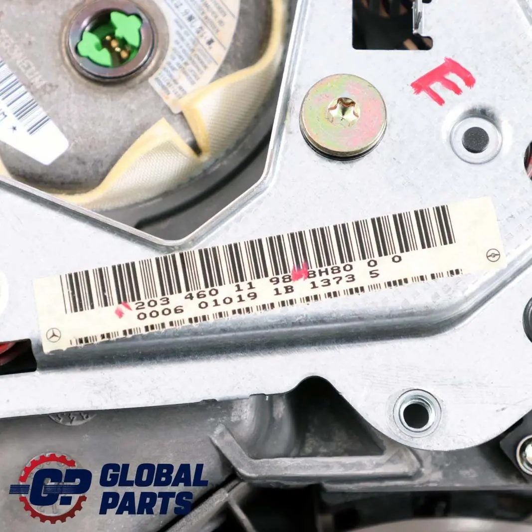  Mercedes-Benz C-Class W203 Steering Wheel Airbag Air Bag Grey - SKU A2034601198 - Part number A2034601198