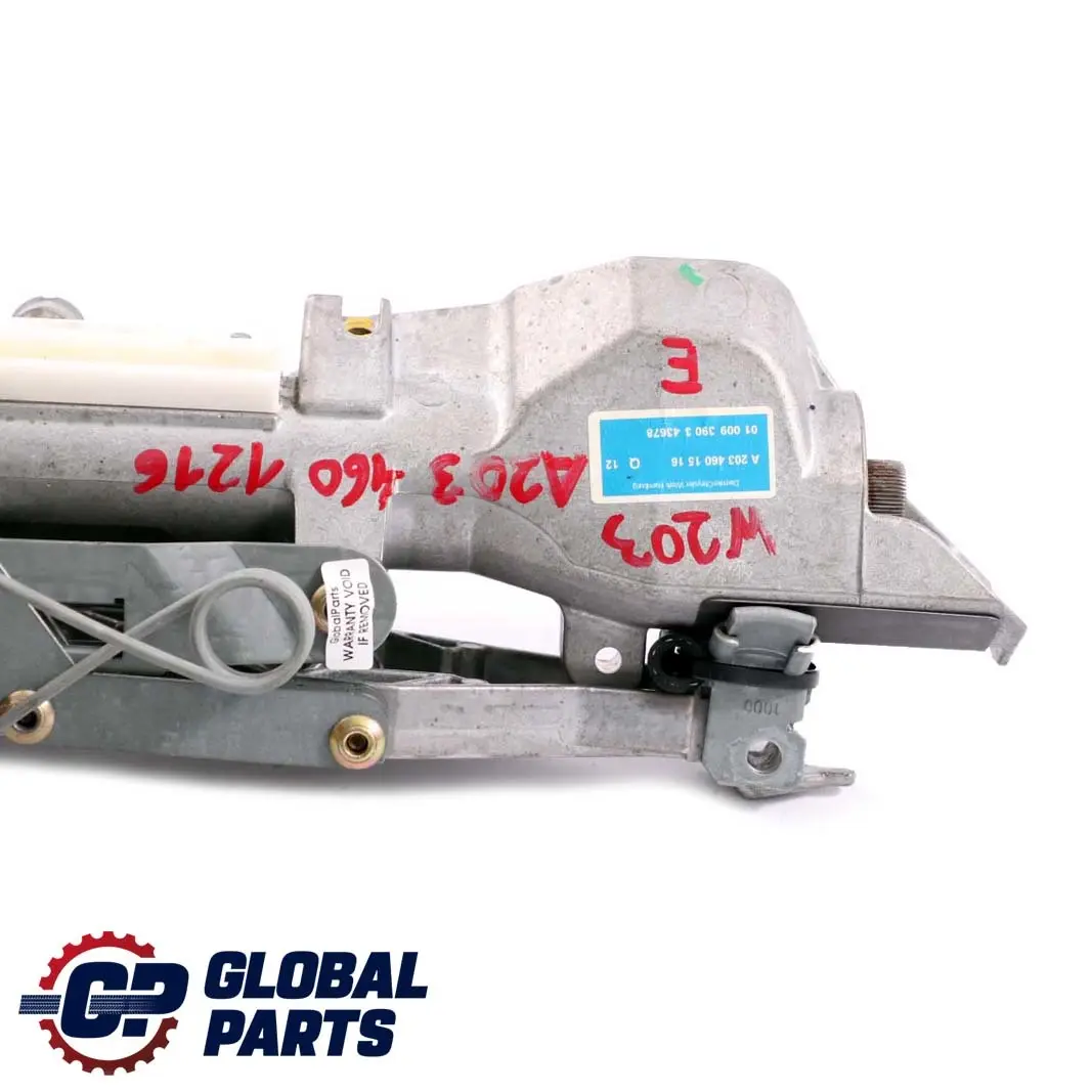 Mercedes-Benz Clase C W203 Columna De direccion A2034601516 para con número de pieza A2034601216 Mercedes-Benz Clase C W203 Columna De direccion A2034601516 - SKU A2034601216 - Número de pieza A2034601216