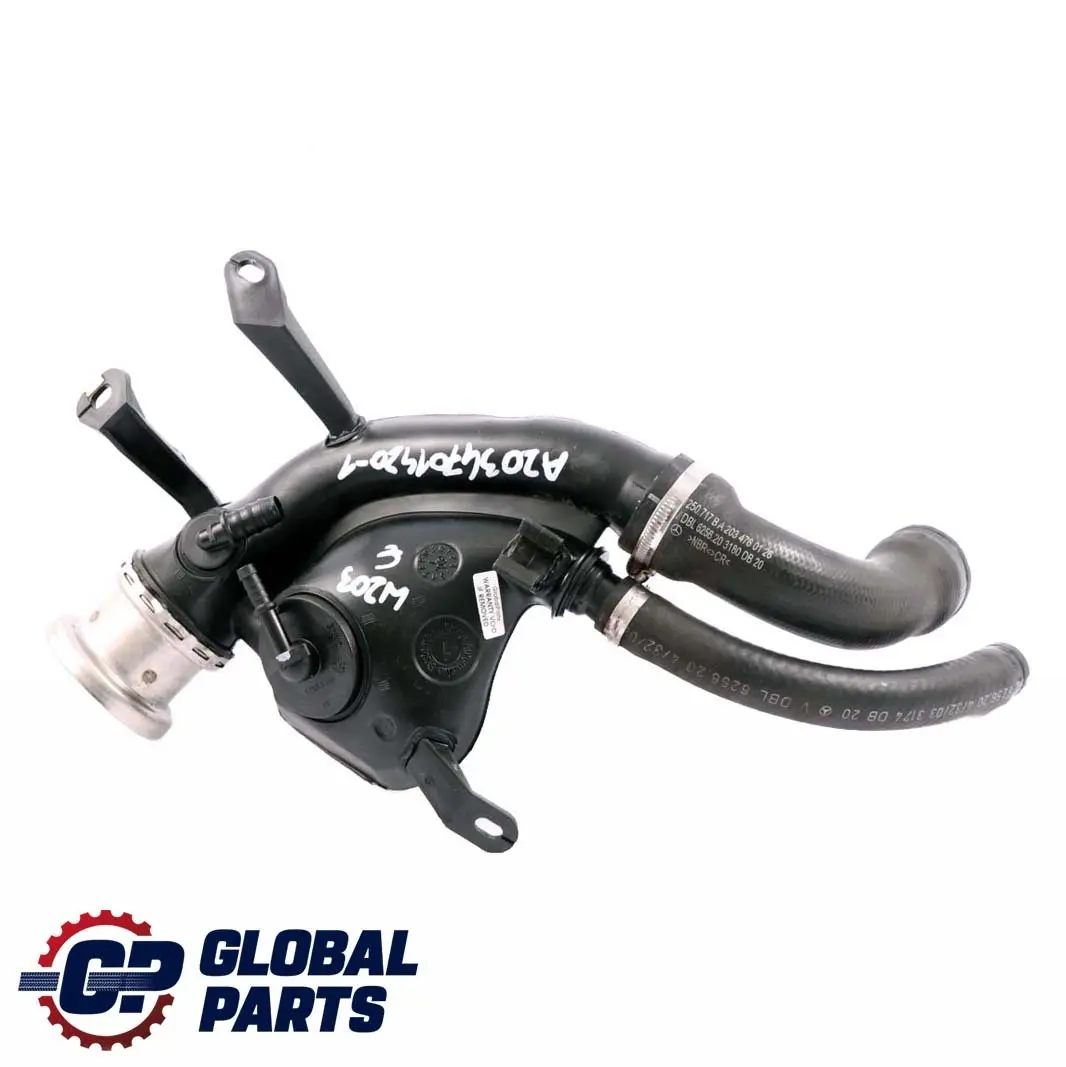 Tubo Cuello de Llenado del Deposito de Gasolina para Mercedes W203 C209 con número de pieza A2034701420 Mercedes W203 C209 Tubo Cuello de Llenado del Deposito de Gasolina - SKU A2034701420-1 - Número de pieza A2034701420