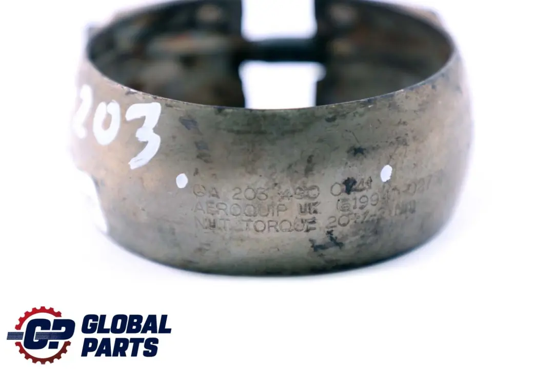 Class W203 W211 CDI Diesel Exhaust Conventer Clamp to Mercedes C E with Part number A2034900741 Mercedes C E Class W203 W211 CDI Diesel Exhaust Conventer Clamp - SKU A2034900741 - Part number A2034900741