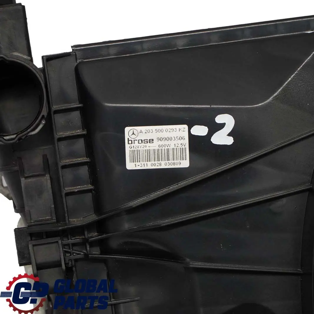 Mercedes-Benz C-Class W203 Engine Cooling Radiator Pack Blower Fan to with Part number A2035000293 Mercedes-Benz C-Class W203 Engine Cooling Radiator Pack Blower Fan - SKU A2035000293-2 - Part number A2035000293