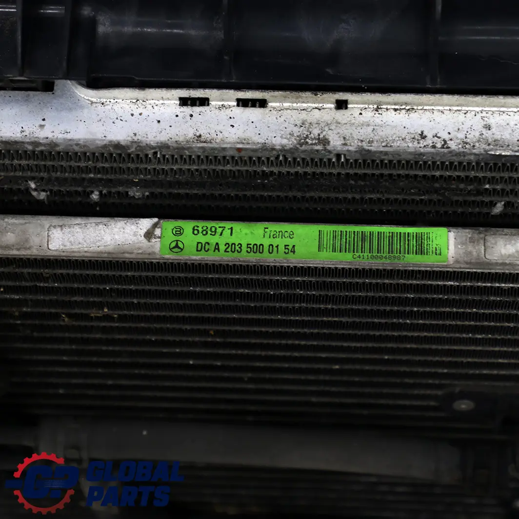 OM611 Motor Diesel Refrigeracion Radiador Ventilador para Mercedes C W203 con número de pieza A2035000293 Mercedes C W203 OM611 Motor Diesel Refrigeracion Radiador Ventilador - SKU A2035000293-3 - Número de pieza A2035000293