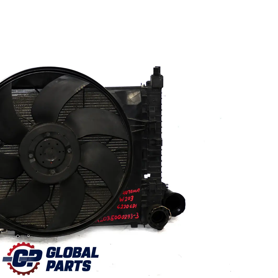 Mercedes-Benz C W203 OM611 Diesel Engine Cooling Radiator Pack Fan to with Part number A2035000293 Mercedes-Benz C W203 OM611 Diesel Engine Cooling Radiator Pack Fan - SKU A2035000293-3 - Part number A2035000293