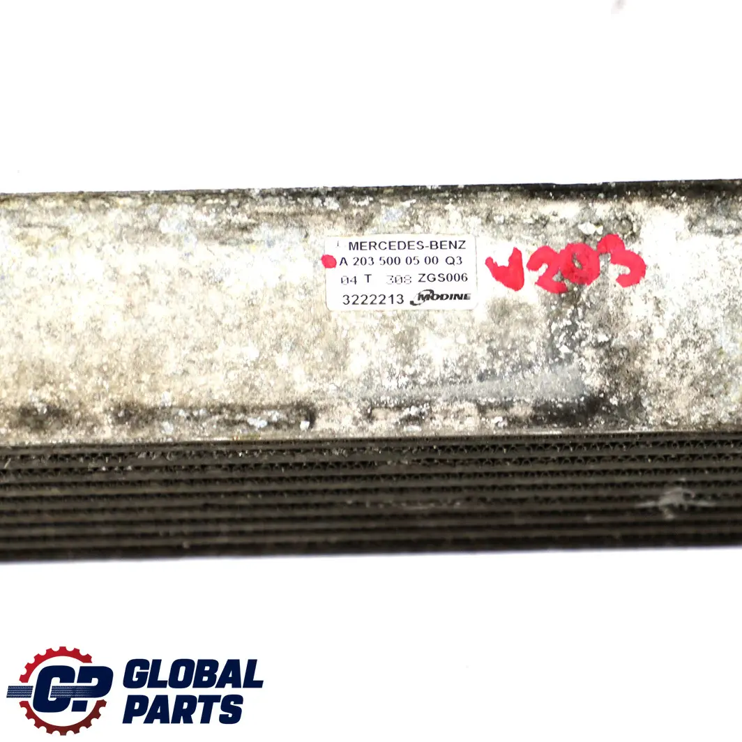  Mercedes-Benz C W203 Charge Air Cooler Intercooler Radiator Diesel - SKU A2035000500 - Part number A2035000500