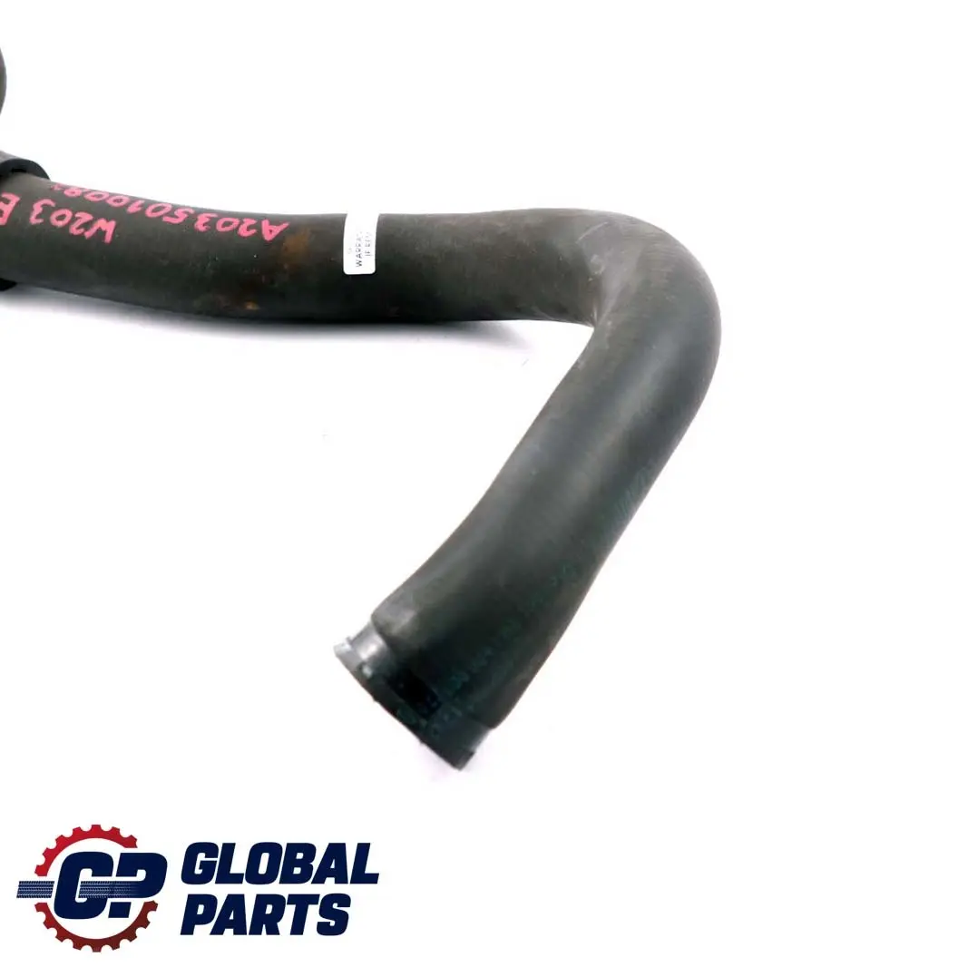 Mercedes-Benz C-Class W203 Radiator Coolant Pipe Hose Line to with Part number A2035010082 Mercedes-Benz C-Class W203 Radiator Coolant Pipe Hose Line - SKU A2035010082 - Part number A2035010082