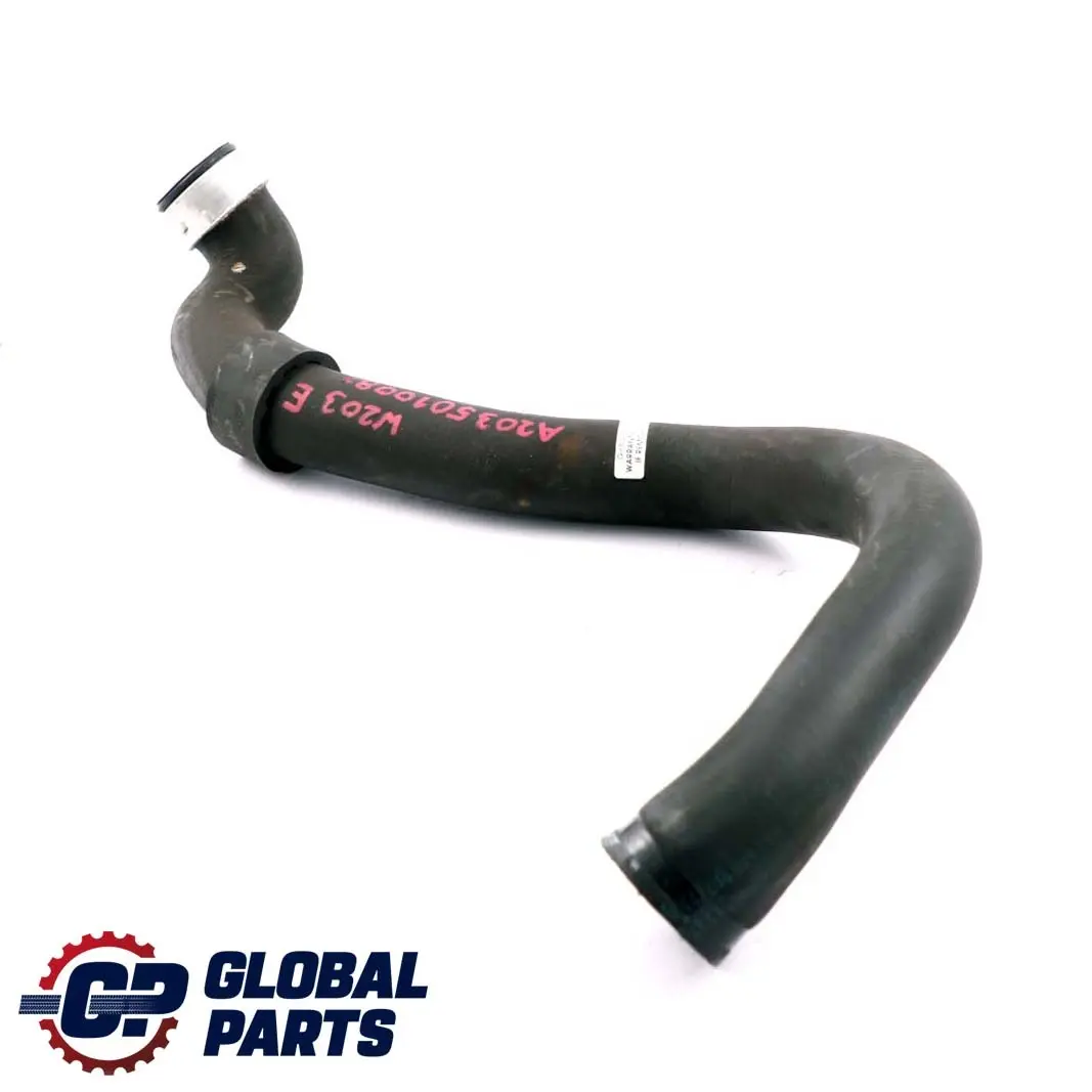 Mercedes-Benz C-Class W203 Radiator Coolant Pipe Hose Line to with Part number A2035010082 Mercedes-Benz C-Class W203 Radiator Coolant Pipe Hose Line - SKU A2035010082 - Part number A2035010082