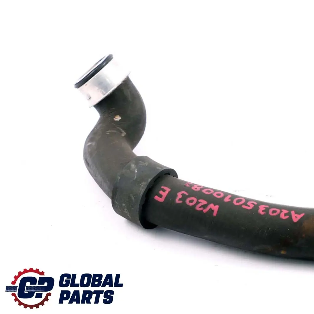 Mercedes-Benz C-Class W203 Radiator Coolant Pipe Hose Line to with Part number A2035010082 Mercedes-Benz C-Class W203 Radiator Coolant Pipe Hose Line - SKU A2035010082 - Part number A2035010082