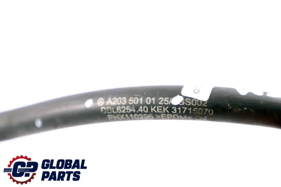 Tanque de Refrigerante Diesel Tubo Retorno Manguera para Mercedes C W203 con número de pieza A2035010125 Mercedes C W203 Tanque de Refrigerante Diesel Tubo Retorno Manguera - SKU A2035010125 - Número de pieza A2035010125