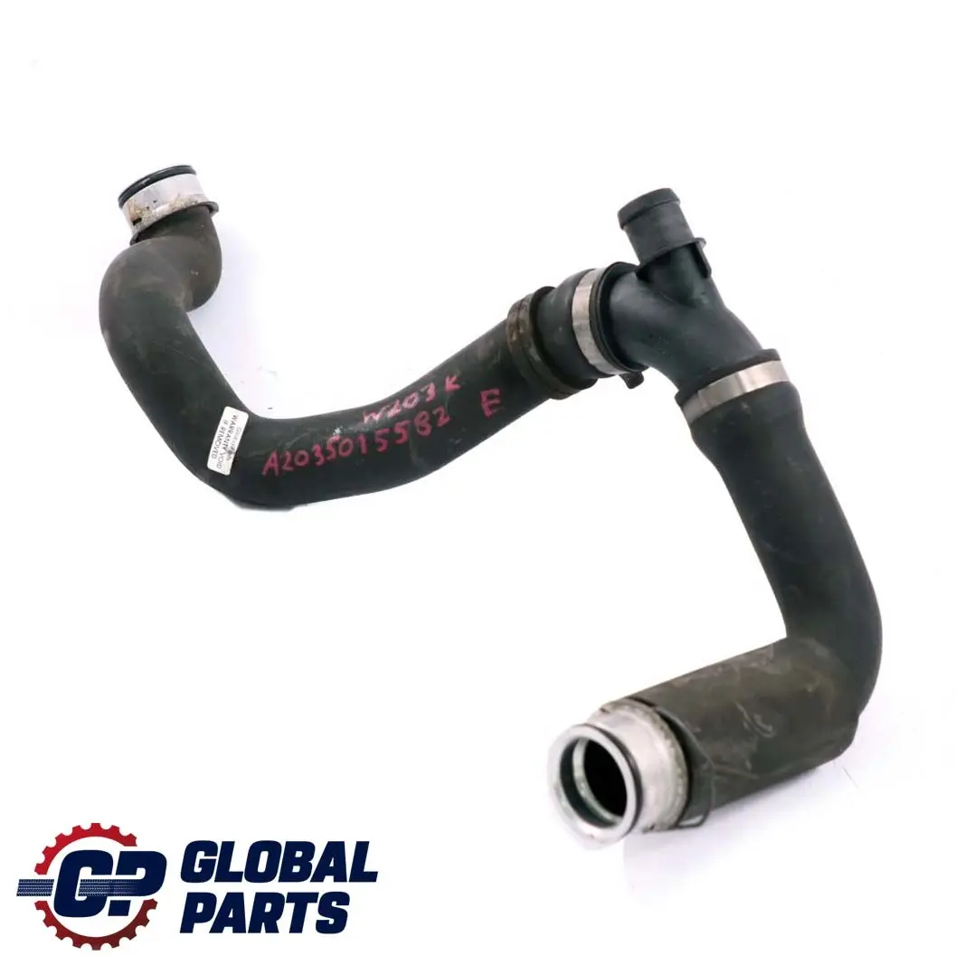 Mercedes-Benz C W203 Kompressor Radiator Bottom Hose Pipe Petrol to with Part number A2035015582 Mercedes-Benz C W203 Kompressor Radiator Bottom Hose Pipe Petrol - SKU A2035015582 - Part number A2035015582