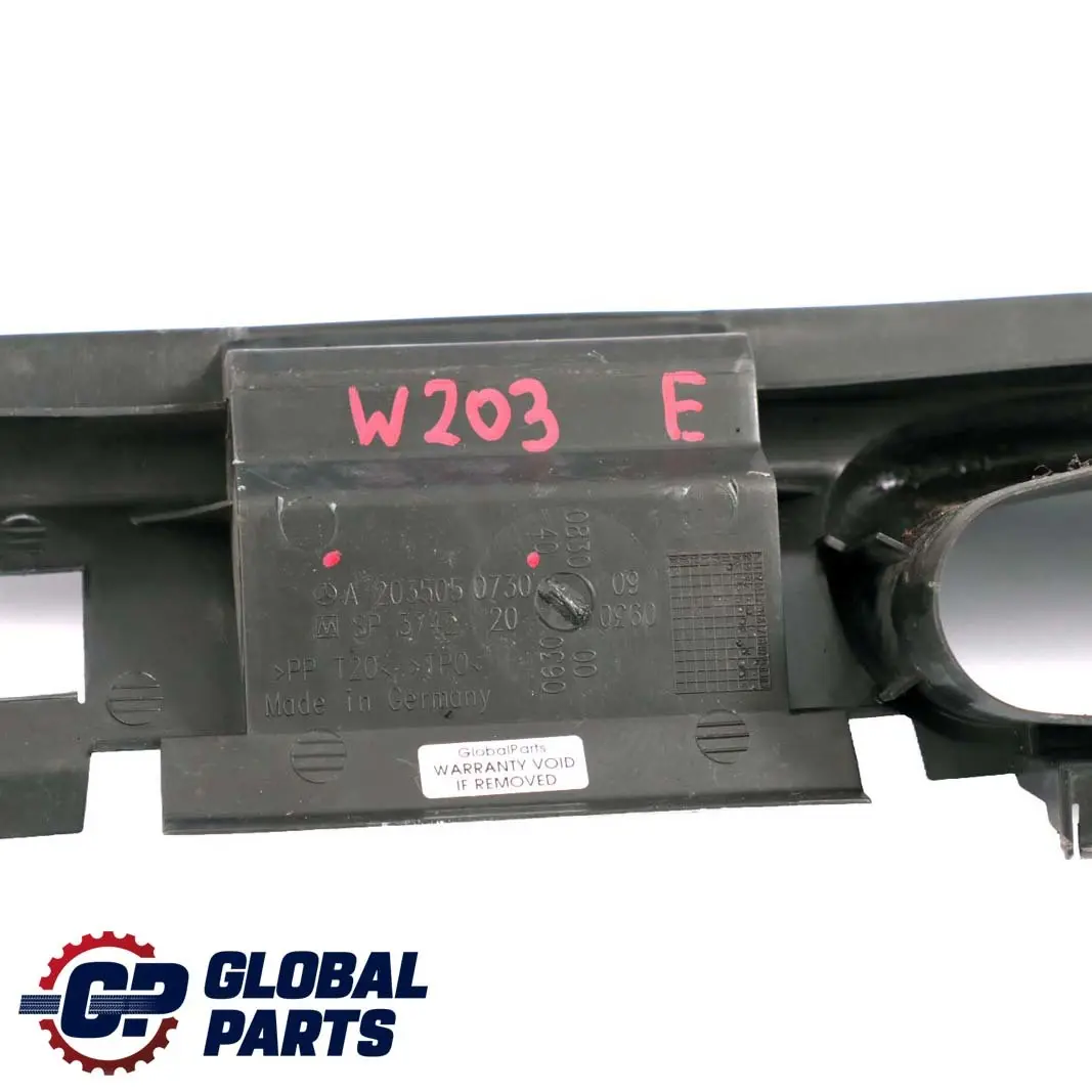 Mercedes-Benz W203 C 180 240 320 Radiator Duct Baffle Panel Petrol to with Part number A2035050730 Mercedes-Benz W203 C 180 240 320 Radiator Duct Baffle Panel Petrol - SKU A2035050730 - Part number A2035050730