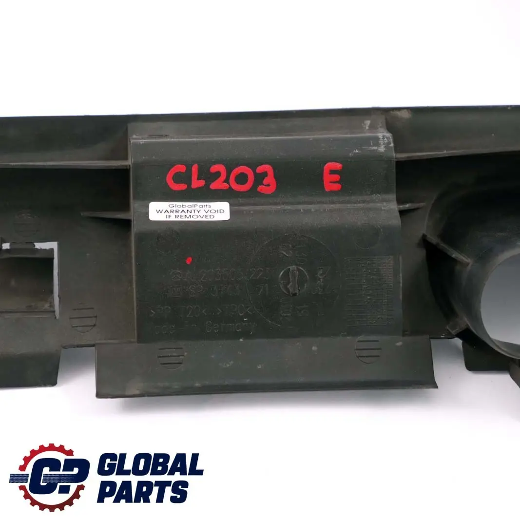  Mercedes-Benz C-Class W203 CL203 Radiator Duct Baffle Panel Petrol - SKU A2035052230 - Part number A2035052230