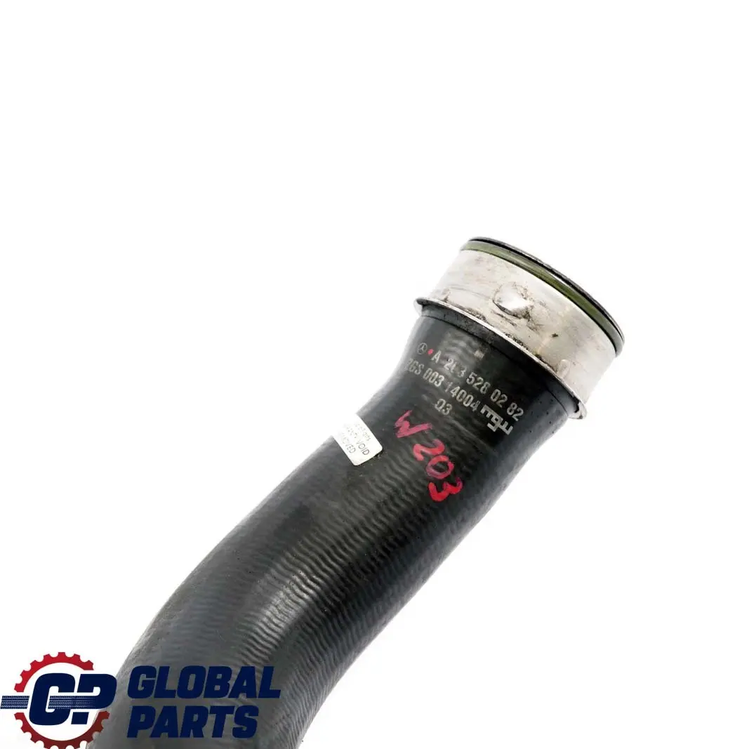 Mercedes-Benz C W203 OM611 Tubo aspirazione aria intercooler destro per con numero di parte A2035280282 Mercedes-Benz C W203 OM611 Tubo aspirazione aria intercooler destro - SKU A2035280282 - Numero di parte A2035280282