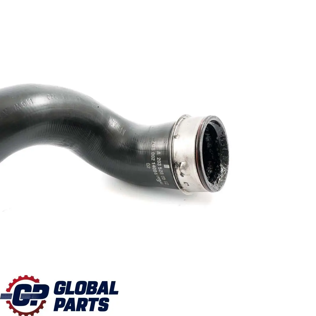 Mercedes-Benz C W203 Air Charge Intake Intercooler Left N/S Hose to with Part number A2035280582 Mercedes-Benz C W203 Air Charge Intake Intercooler Left N/S Hose - SKU A2035280582 - Part number A2035280582