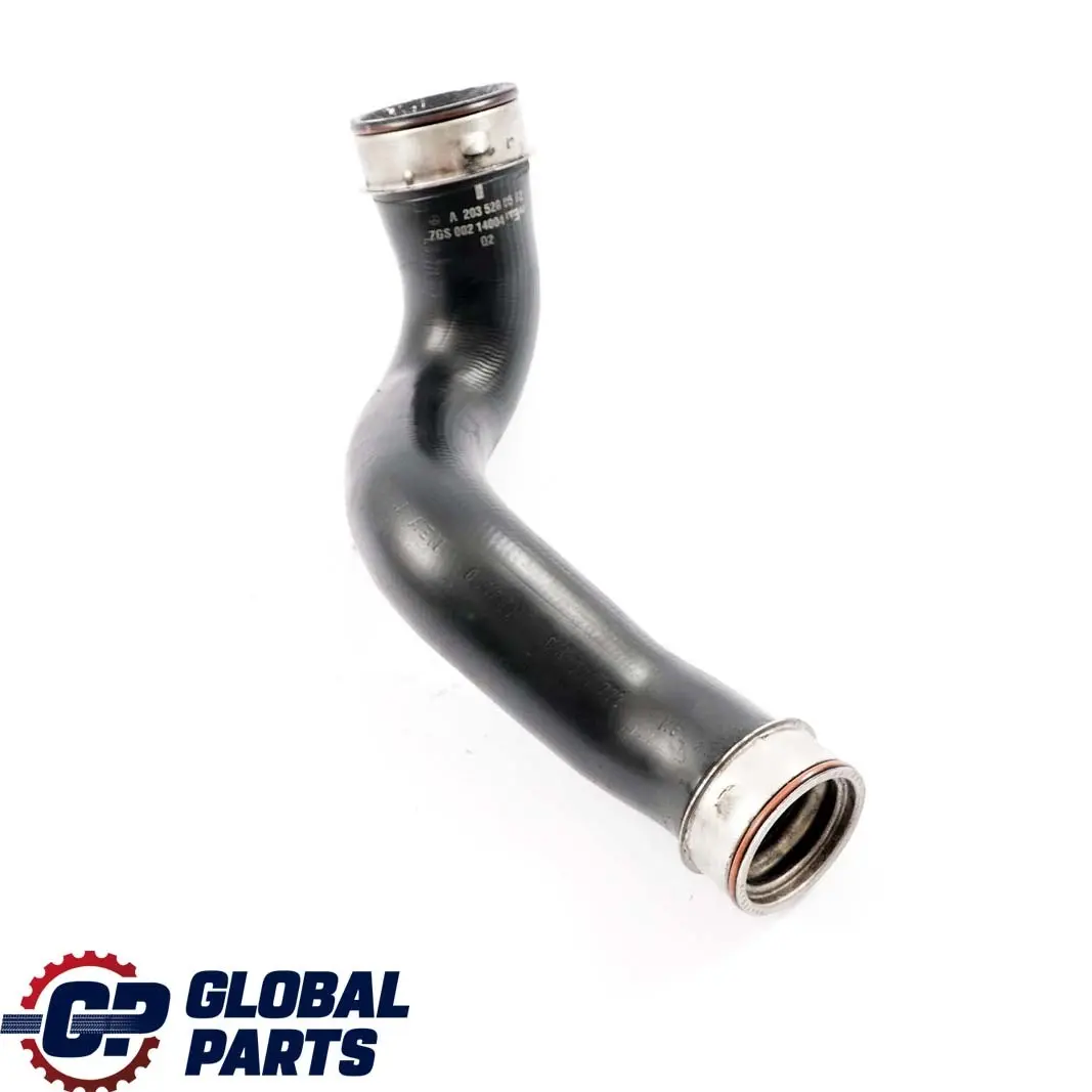Mercedes-Benz C W203 Air Charge Intake Intercooler Left N/S Hose to with Part number A2035280582 Mercedes-Benz C W203 Air Charge Intake Intercooler Left N/S Hose - SKU A2035280582 - Part number A2035280582
