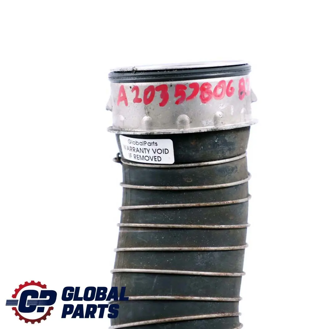 Mercedes-Benz W203 Kompressor Left N/S Turbo Intercooler Hose Pipe to with Part number A2035280682 Mercedes-Benz W203 Kompressor Left N/S Turbo Intercooler Hose Pipe - SKU A2035280682 - Part number A2035280682