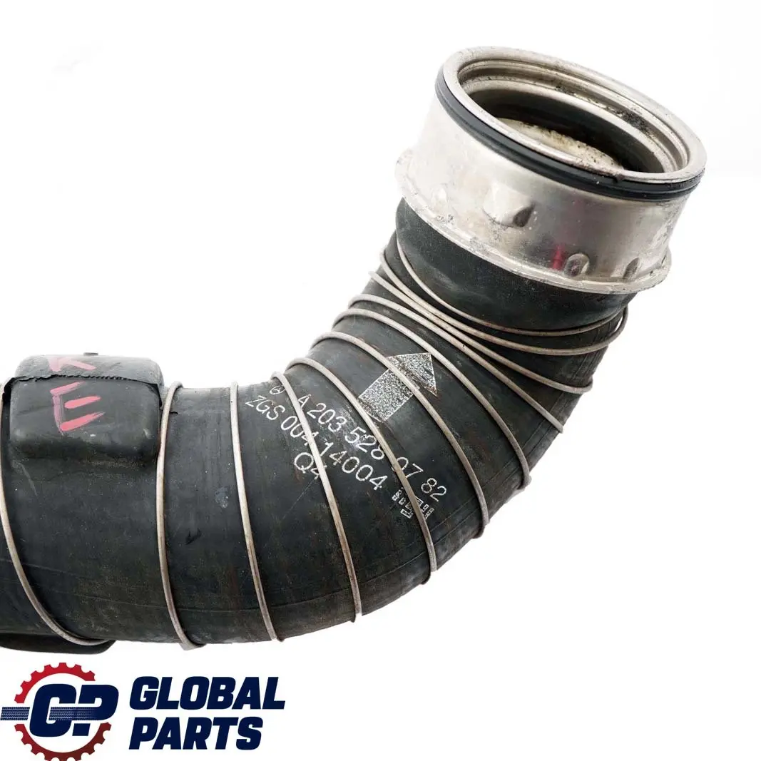  Mercedes-Benz W203 Kompressor Right O/S Turbo Intercooler Hose Pipe - SKU A2035280782 - Part number A2035280782