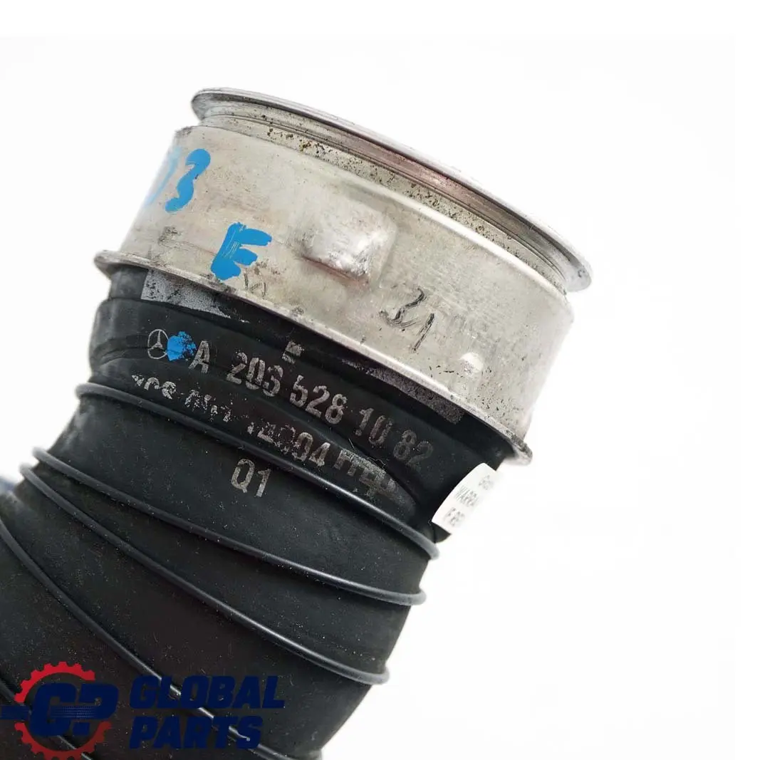 Mercedes-Benz W203 200 Kompressor Right Turbo Intercooler Hose Pipe to with Part number A2035281082 Mercedes-Benz W203 200 Kompressor Right Turbo Intercooler Hose Pipe - SKU A2035281082 - Part number A2035281082