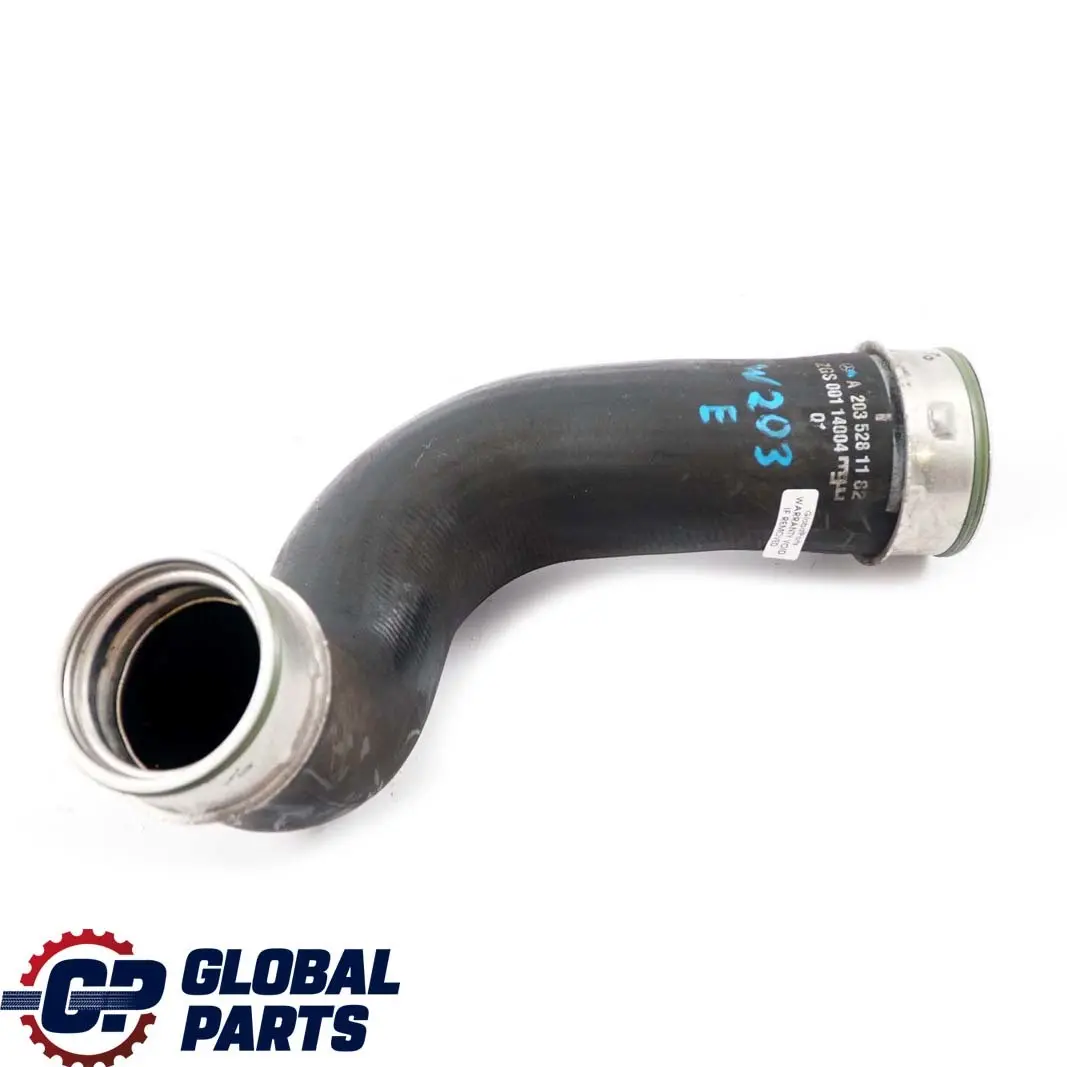 Mercedes W203 200 Kompressor Izquierda Turbo Intercooler Manguera - SKU A2035281182 - Número de pieza A2035281182