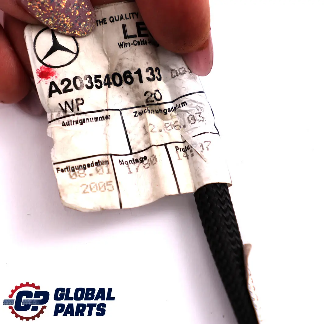 Mercedes-Benz W203 Avant Reglage de Siege Faisceau de Cables pour à propos du numéro de pièce A2035406133 Mercedes-Benz W203 Avant Reglage de Siege Faisceau de Cables - SKU A2035406133 - Numéro de pièce A2035406133