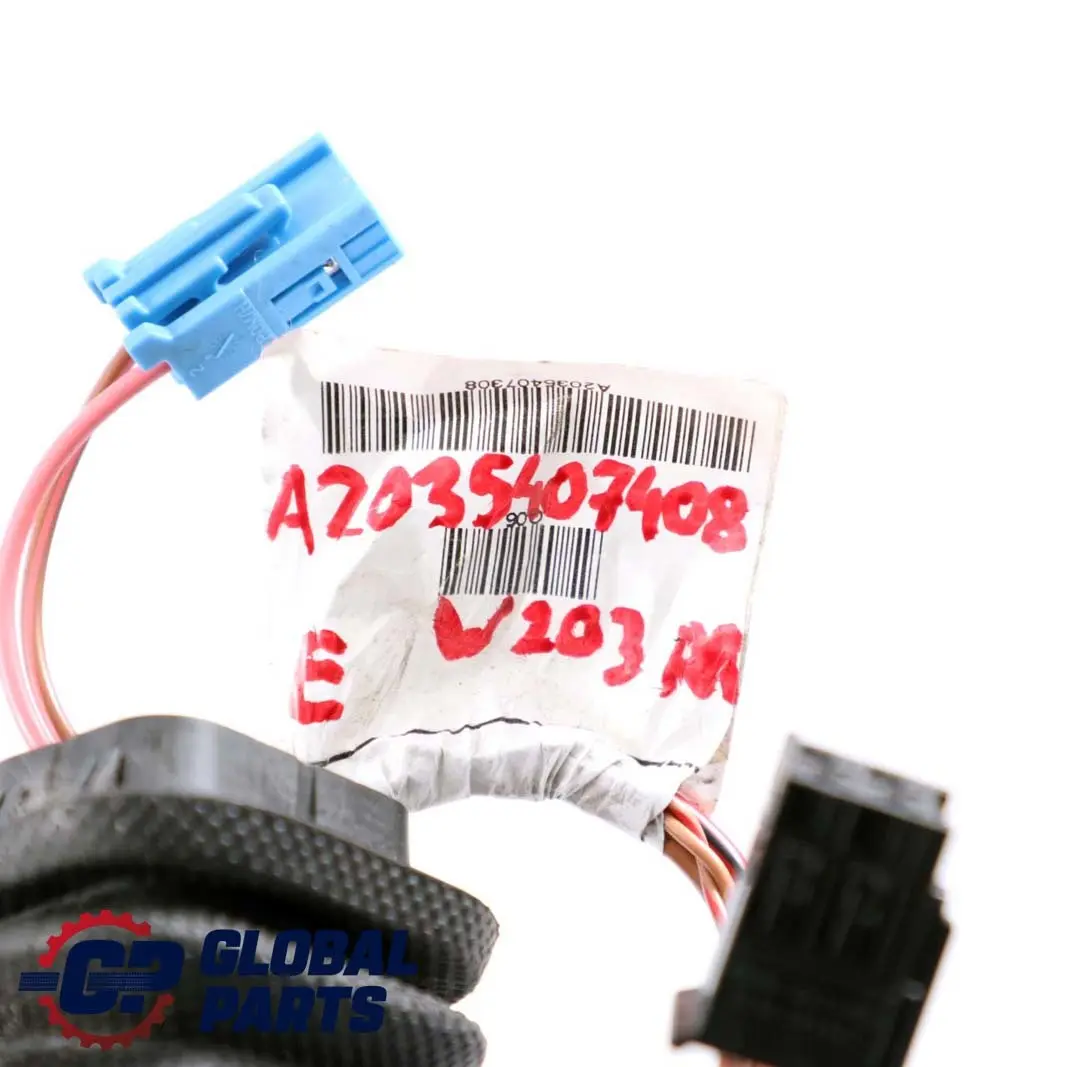 Mercedes-Benz C W203 Rear Left Right Door Wiring Loom Harness  - SKU A2035407408 - Part number A2035407308