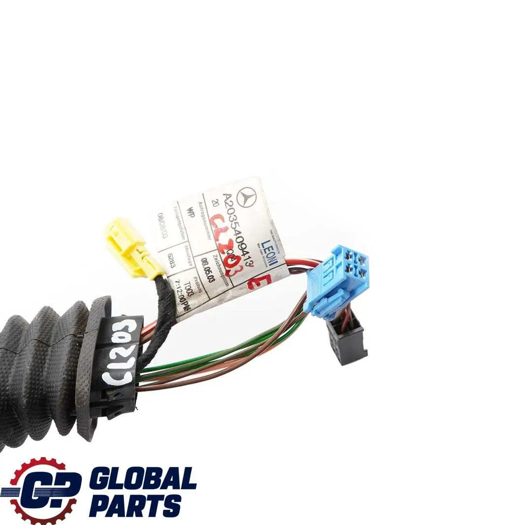 Mercedes-Benz CL203 Front Left Right Door Wiring Loom Harness to with Part number A2035409413 Mercedes-Benz CL203 Front Left Right Door Wiring Loom Harness - SKU A2035409413 - Part number A2035409413