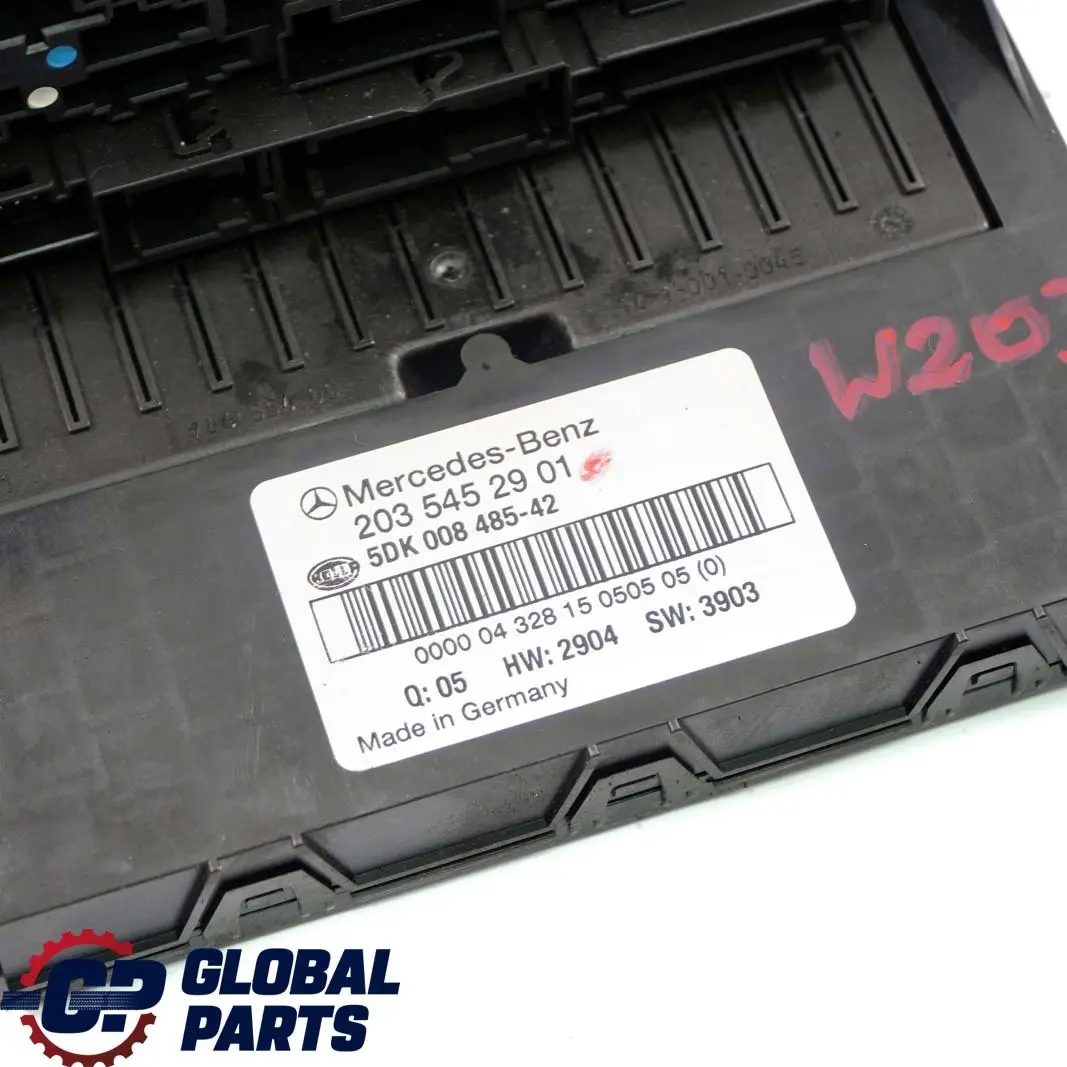 Mercedes-Benz C-Class W203 Fuse Box Control Unit Module SAM to with Part number A2035452901 Mercedes-Benz C-Class W203 Fuse Box Control Unit Module SAM - SKU A2035452901 - Part number A2035452901