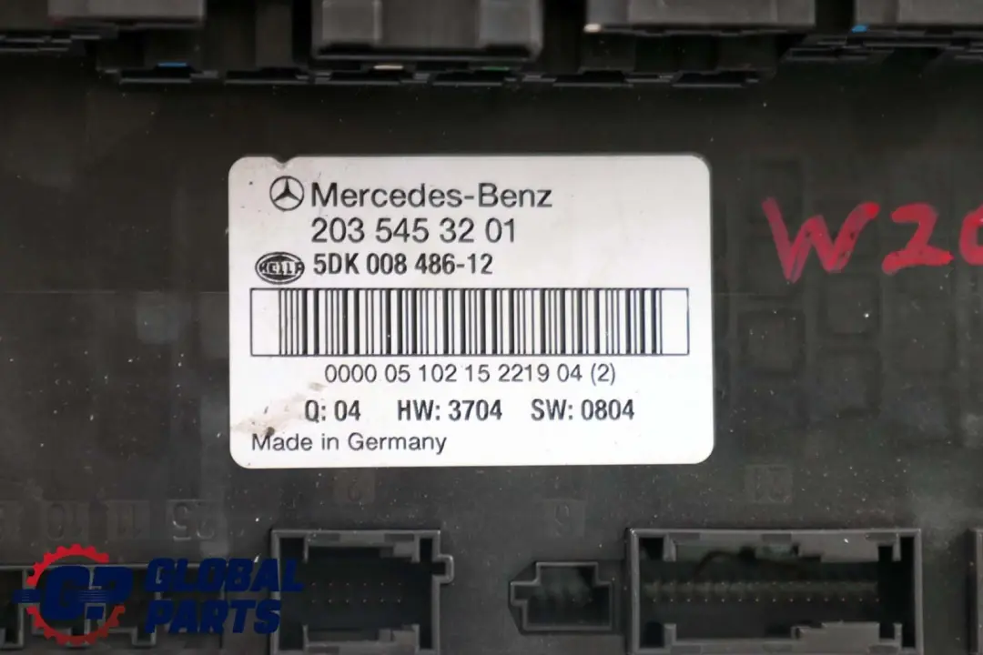 Sam Módulo de Control Caja Fusibles Trasera Mercedes C CLK W203 C209 - SKU A2035453201 - Número de pieza A2035453201